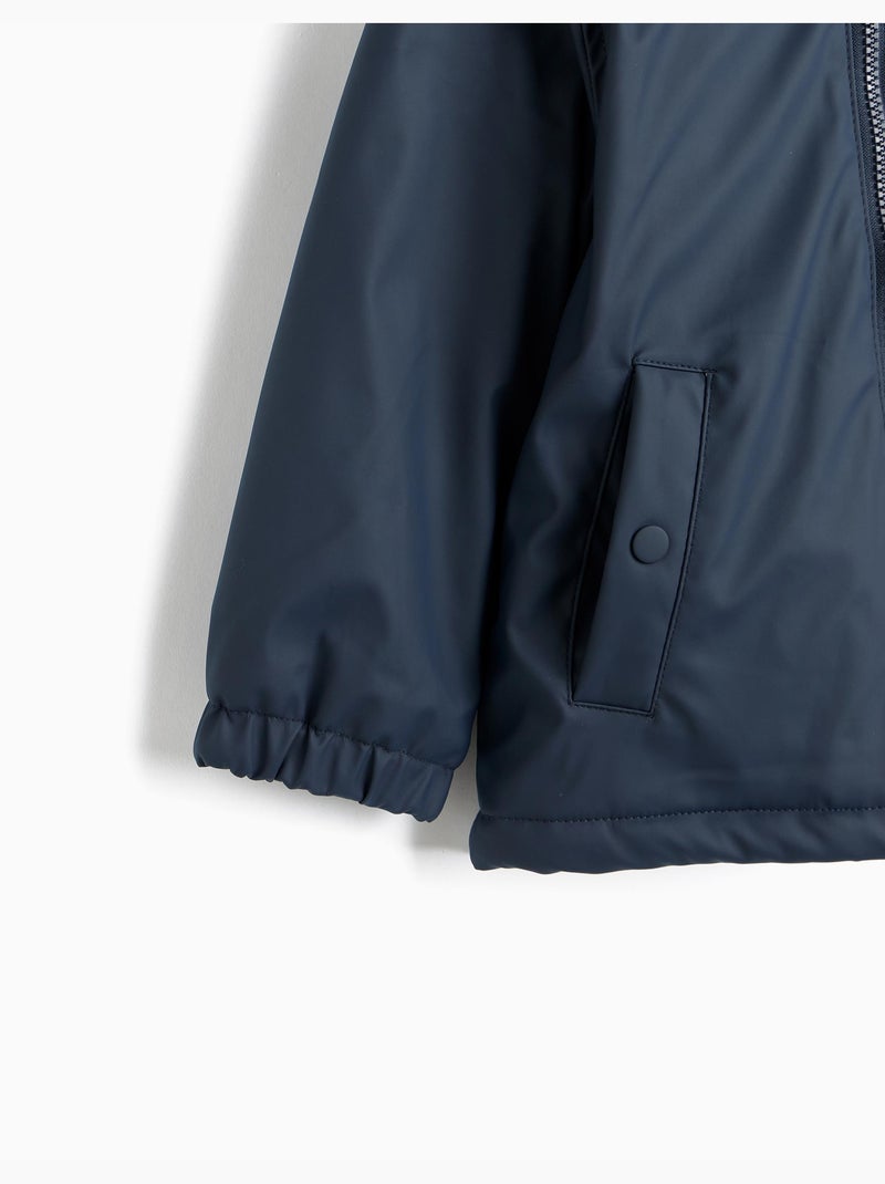 Parka con forro de sherpa, mo fashion Azul - Kiabi