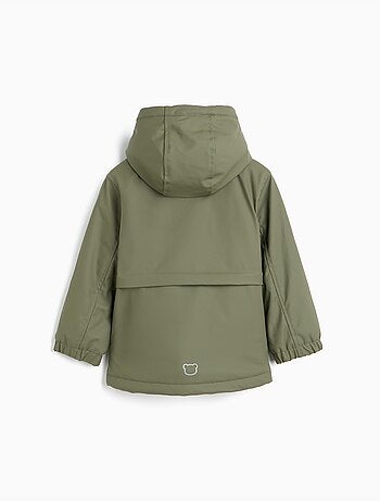 Parka con forro de sherpa, mo fashion