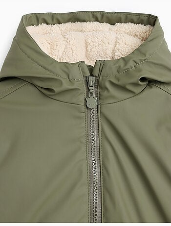 Parka con forro de sherpa, mo fashion