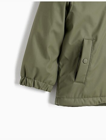Parka con forro de sherpa, mo fashion