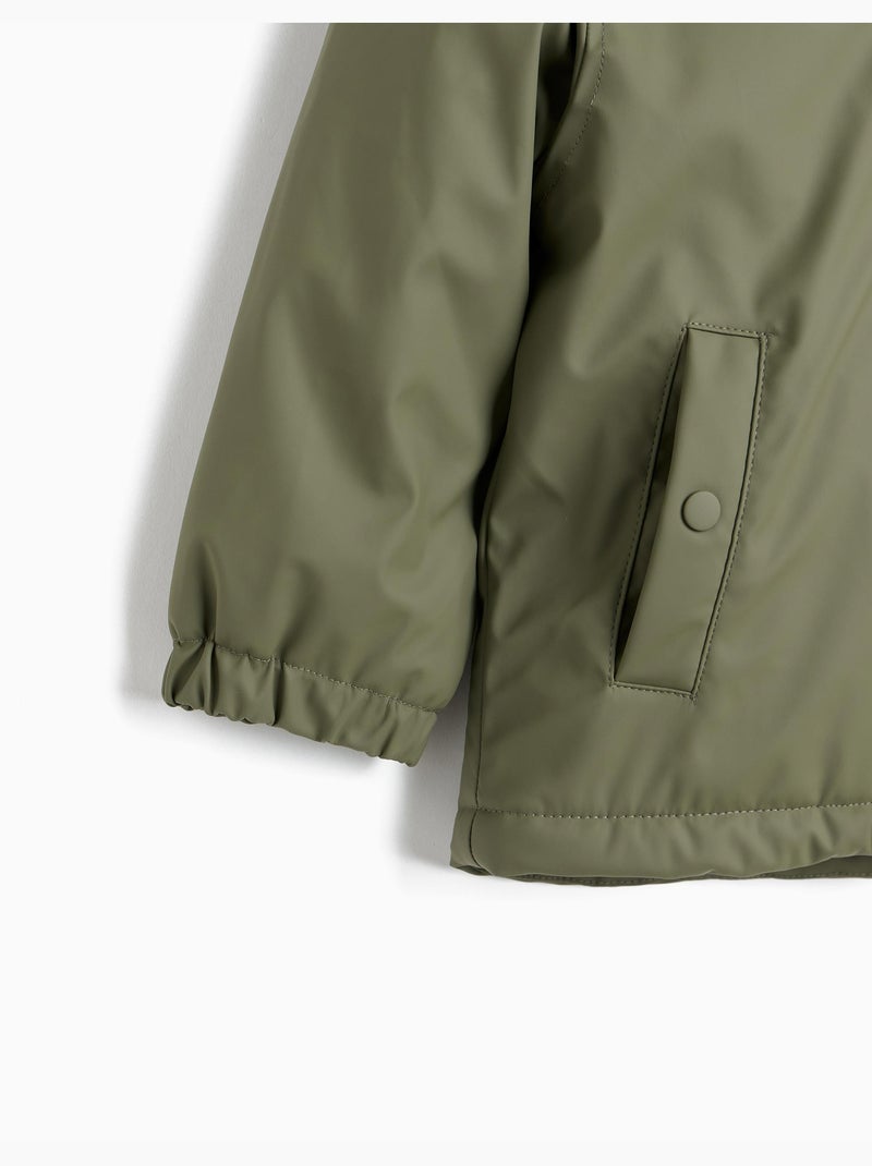Parka con forro de sherpa, mo fashion Verde - Kiabi