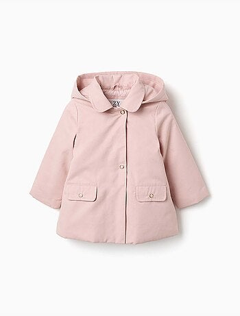 Parka con forro y capucha desmontable