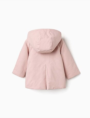 Parka con forro y capucha desmontable