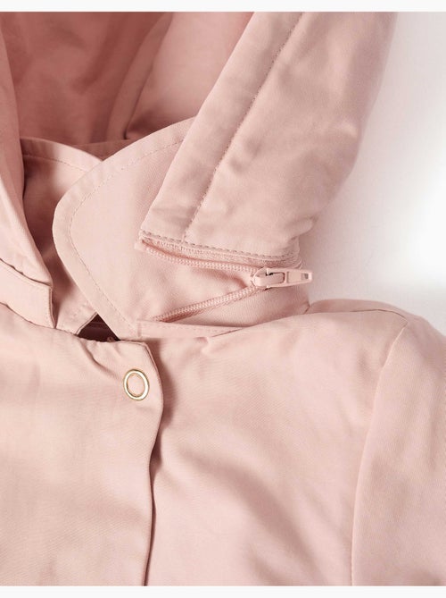 Parka con forro y capucha desmontable - Kiabi Parka con forro y capucha desmontable - Kiabi