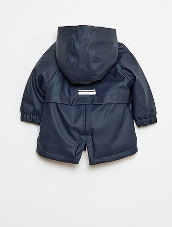 Parka con interior efecto borreguito