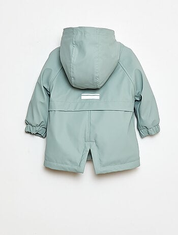 Parka con interior efecto borreguito
