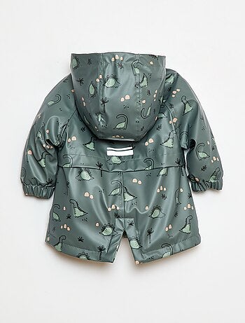 Parka con interior efecto borreguito