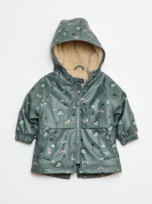Parka con interior efecto borreguito - Kiabi
