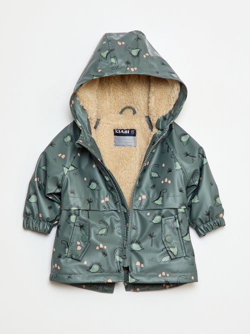 Parka con interior efecto borreguito - Kiabi