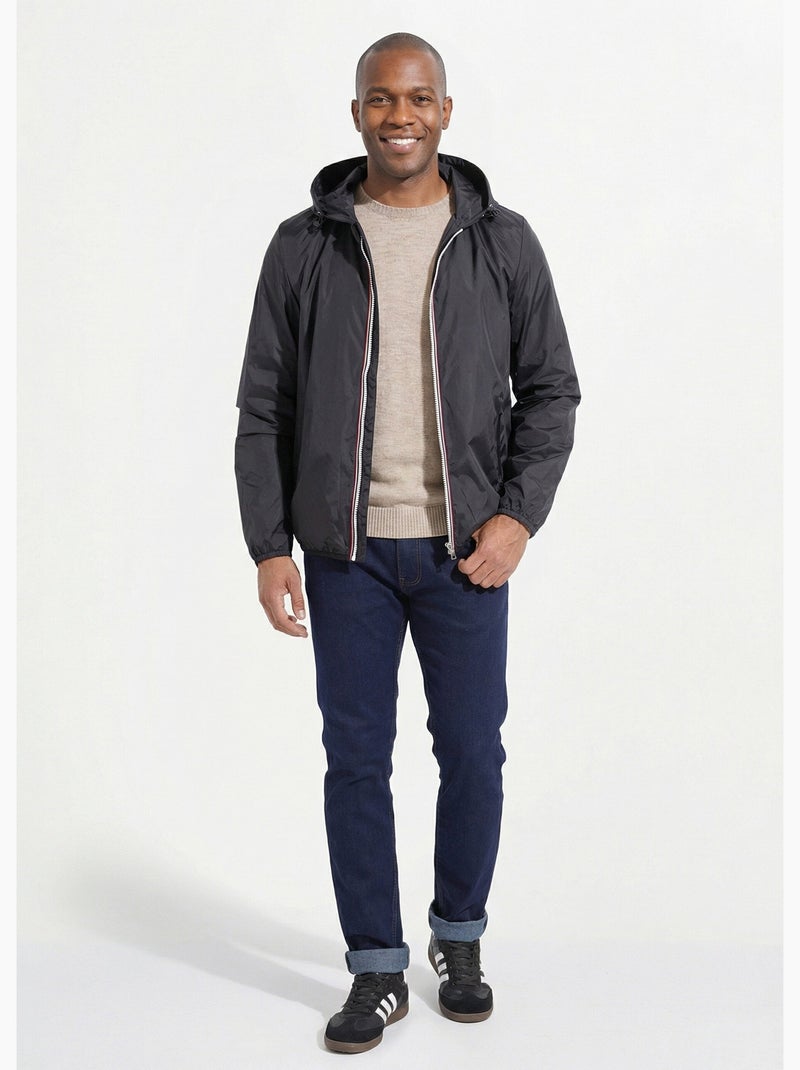 Parka corta impermeable de moda - AFIBEL Negro - Kiabi