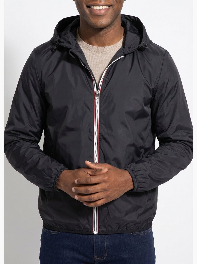 Parka corta impermeable de moda - AFIBEL Negro - Kiabi