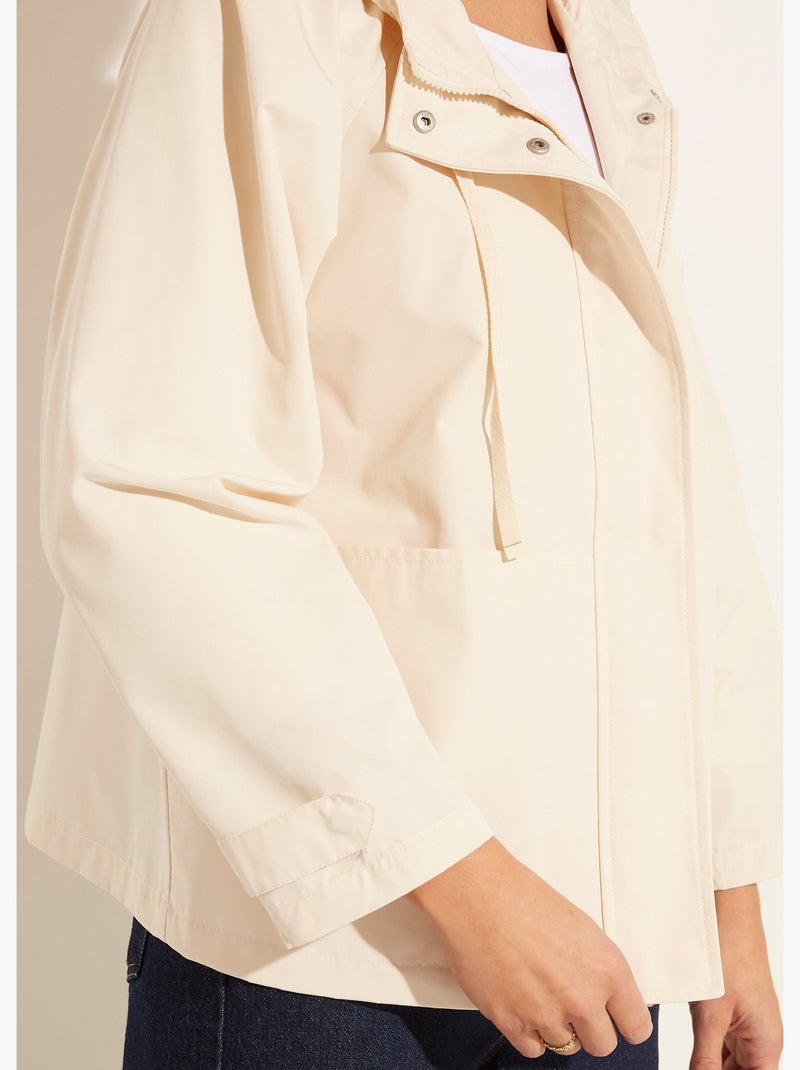 Parka corta ligera e impermeable - Afibel Beige - Kiabi