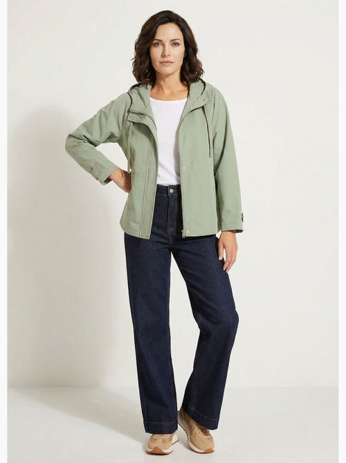 Parka corta ligera e impermeable - Afibel - Kiabi