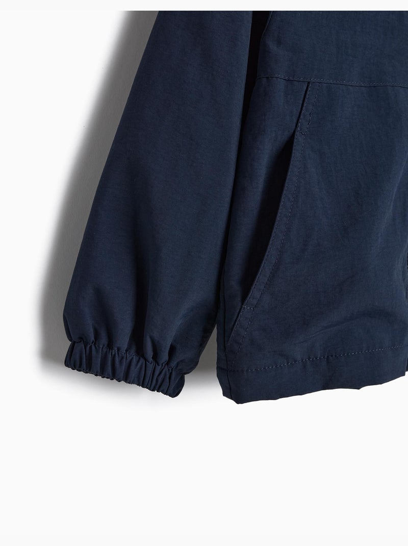 Parka de forro polar, mo fashion Azul - Kiabi