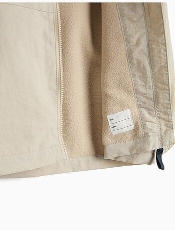 Parka de forro polar, mo fashion