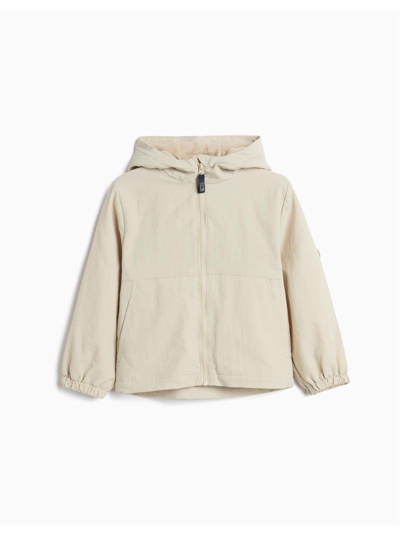 Parka de forro polar, mo fashion Beige - Kiabi