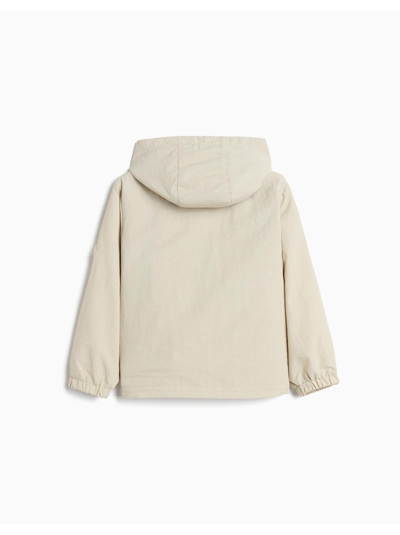 Parka de forro polar, mo fashion Beige - Kiabi