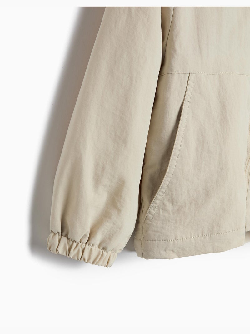 Parka de forro polar, mo fashion Beige - Kiabi
