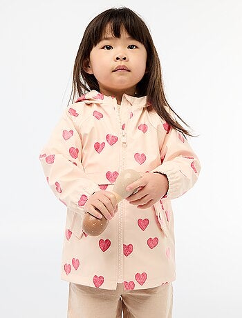 Parka de goma con capucha