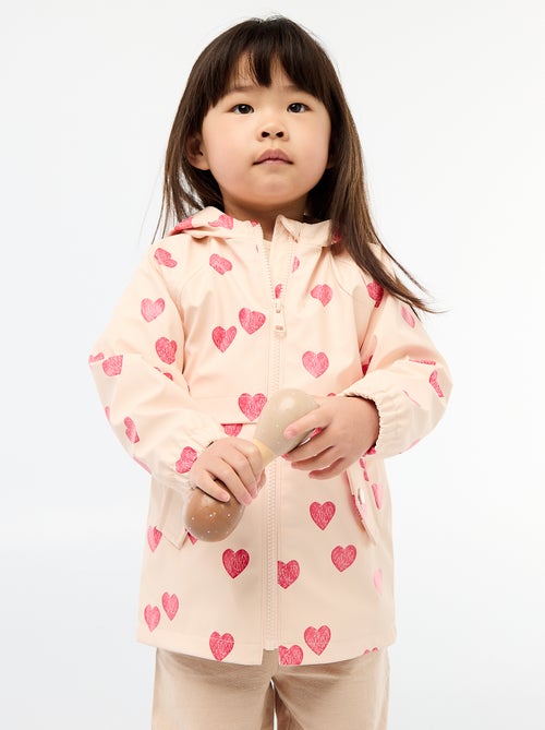 Parka de goma con capucha - Kiabi