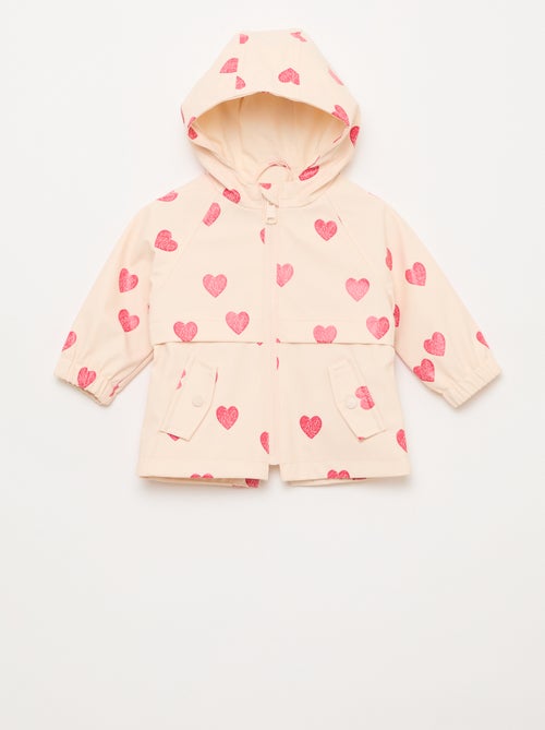 Parka de goma con capucha - Kiabi