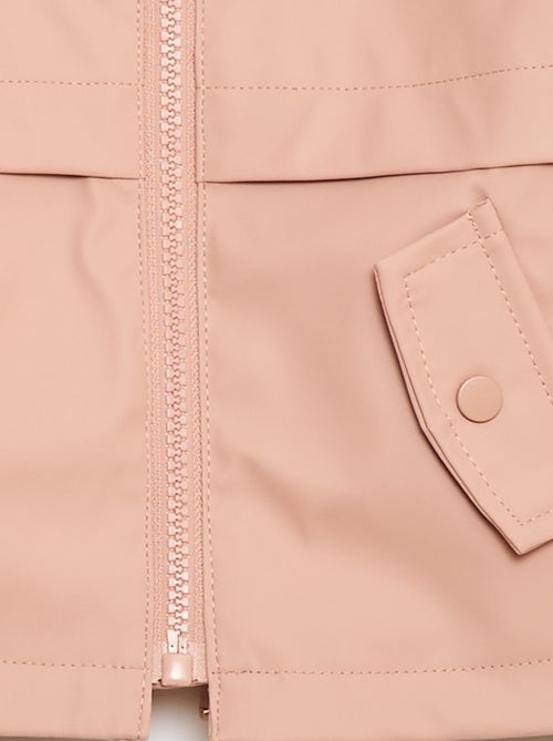 Parka de goma con capucha - Kiabi