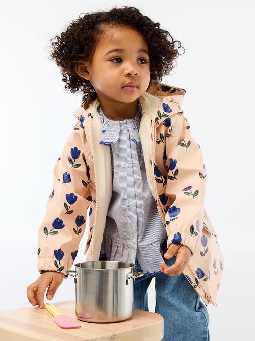 Parka de goma con capucha - Kiabi