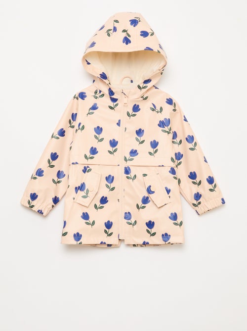 Parka de goma con capucha - Kiabi