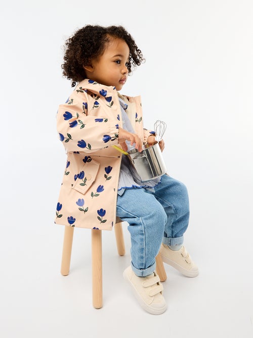 Parka de goma con capucha - Kiabi