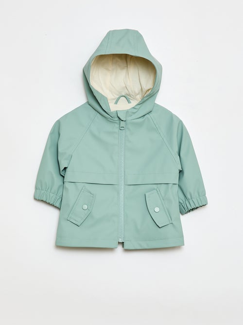 Parka de goma con capucha - Kiabi