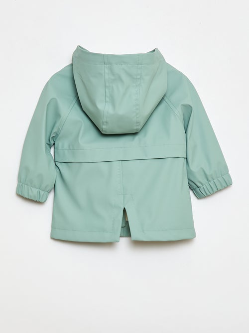 Parka de goma con capucha - Kiabi