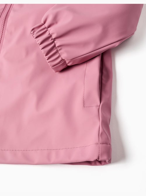 Parka de goma con capucha y estampado de Stitch y Angel - Kiabi