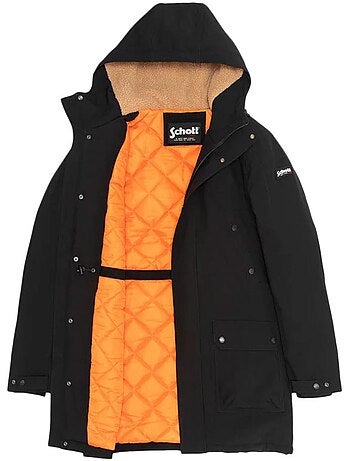 Parka de Hombre Schott con Forro Sherpa