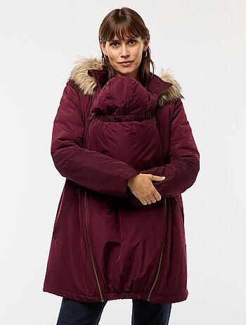 Parka de maternidad con detalle de porteo