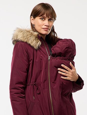 Parka de maternidad con detalle de porteo