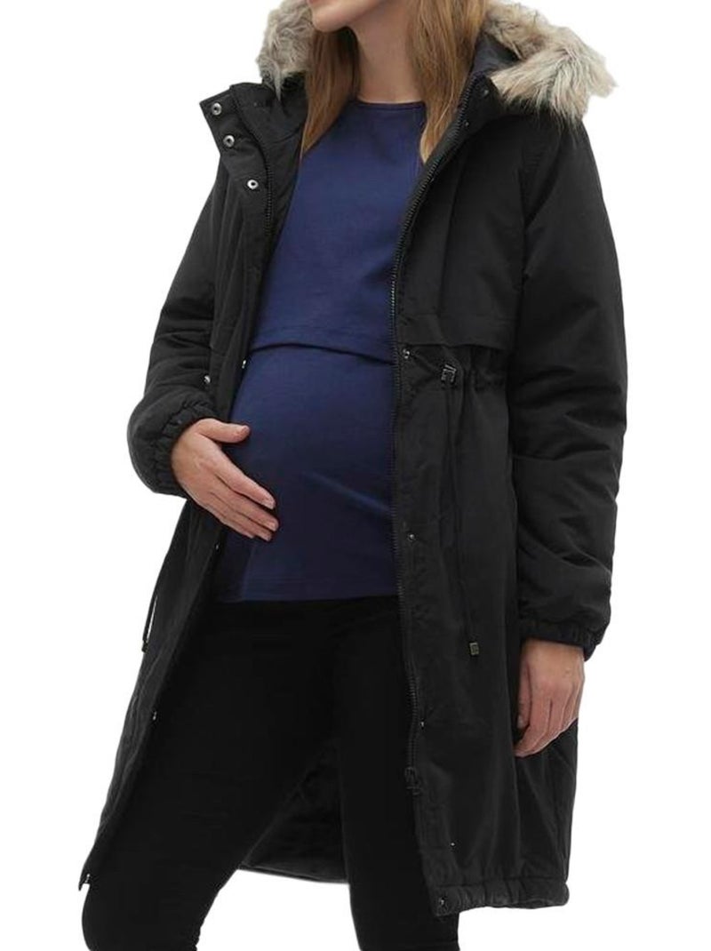 Parka de Maternidad Mamalicious para Mujer Negro - Kiabi
