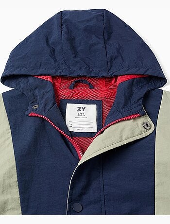Parka de nylon con capucha