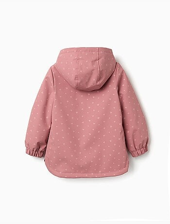 Parka engomada acolchada y con capucha