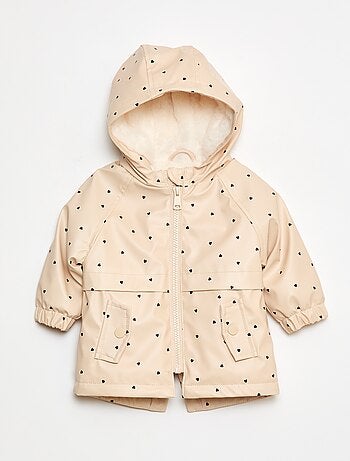 Parka estampada