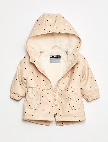 Parka estampada