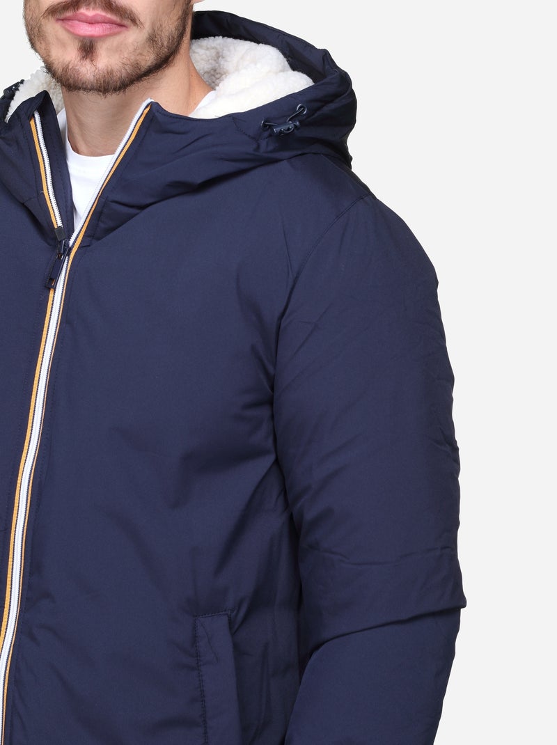 Parka forrada - Mentex Azul oscuro - Kiabi