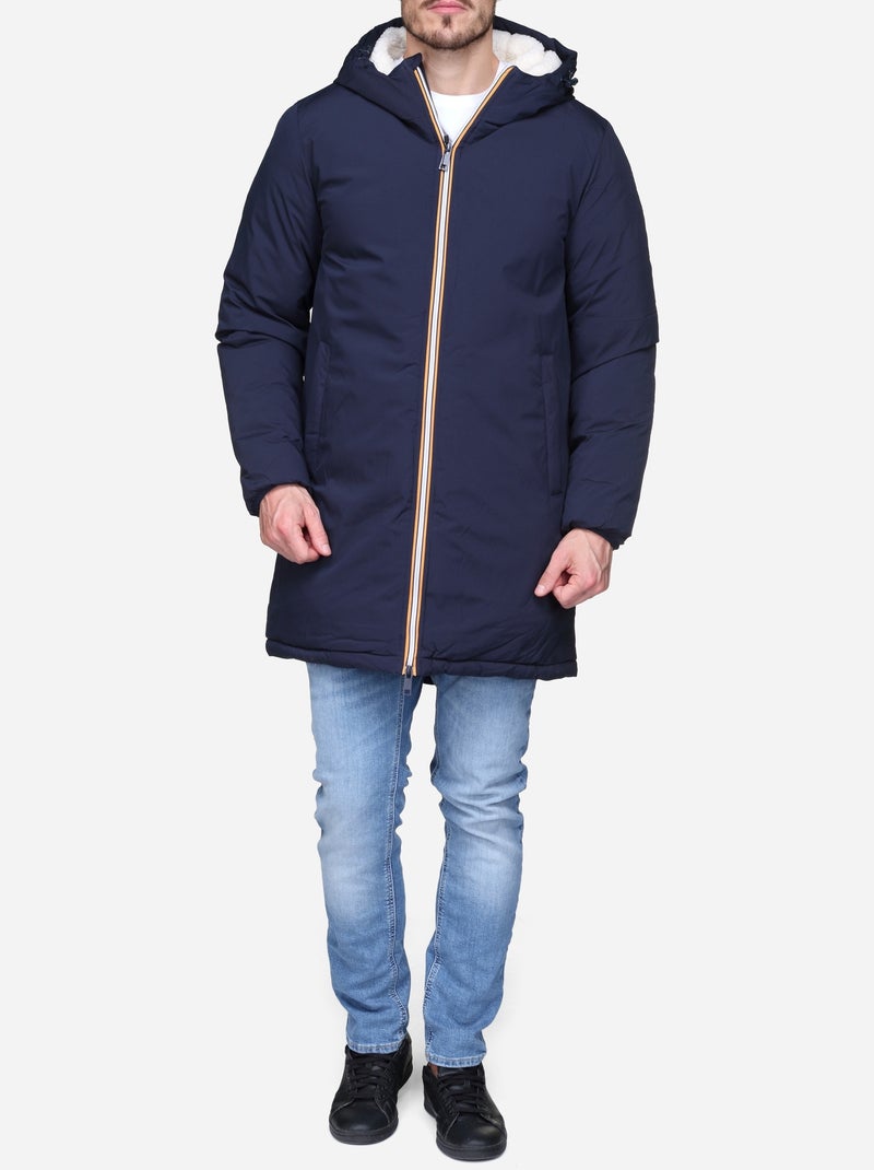 Parka forrada - Mentex Azul oscuro - Kiabi