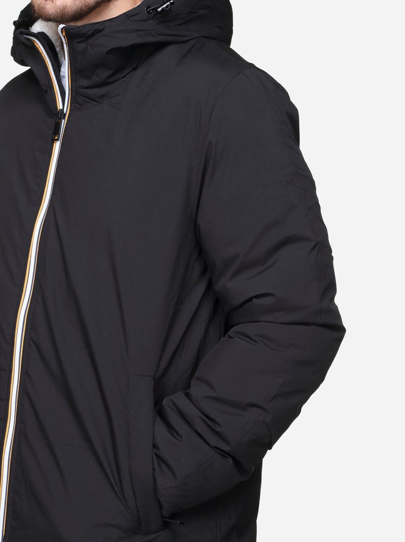 Parka forrada - mentex Negro - Kiabi
