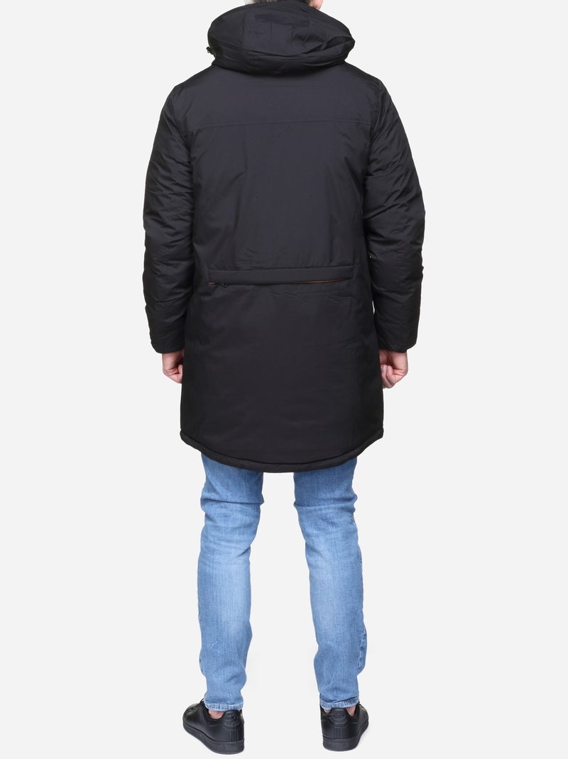 Parka forrada - mentex Negro - Kiabi