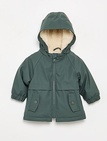 Parka forrada con capucha