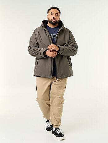 Parka forrada con capucha