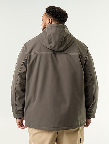 Parka forrada con capucha
