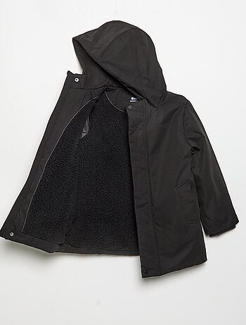 Parka forrada con capucha