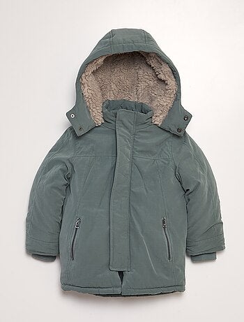 Parka forrada con capucha