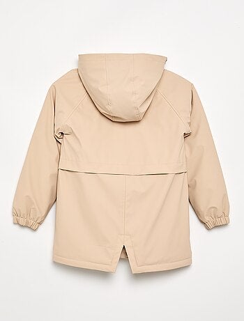 Parka forrada de pelo sintético